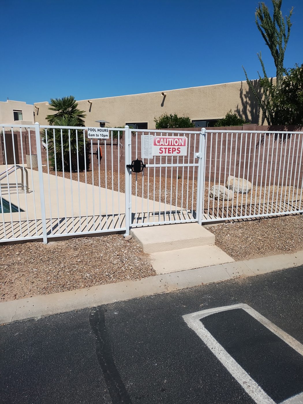 Commercial iron fence and gate in Tucson — Emery Welding & Ironwork