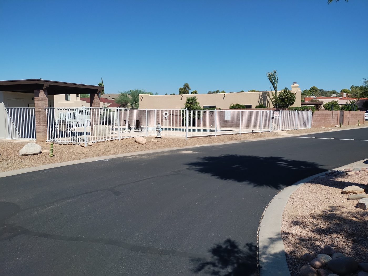 Commercial property iron gate — Emery Welding & Ironwork