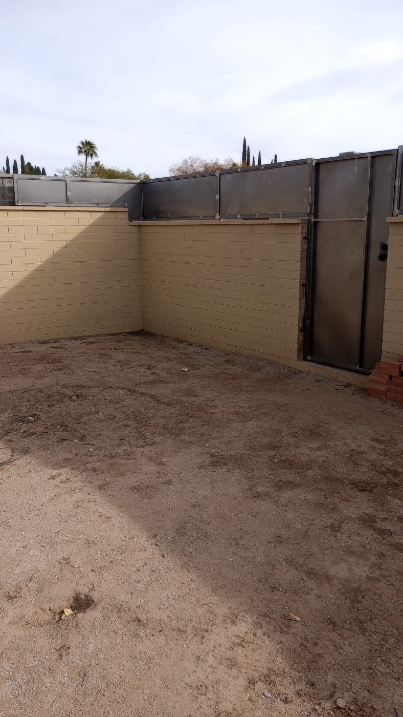 Corrugated metal wall corner — Emery Welding & Ironwork