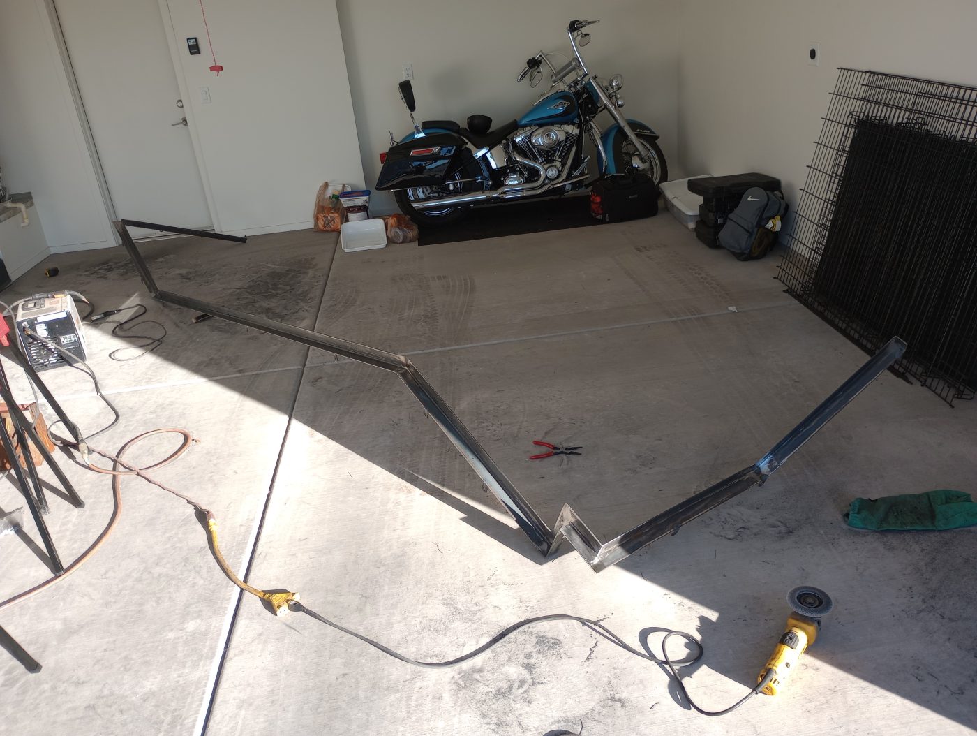 Custom steel frame fabrication — Emery Welding & Ironwork