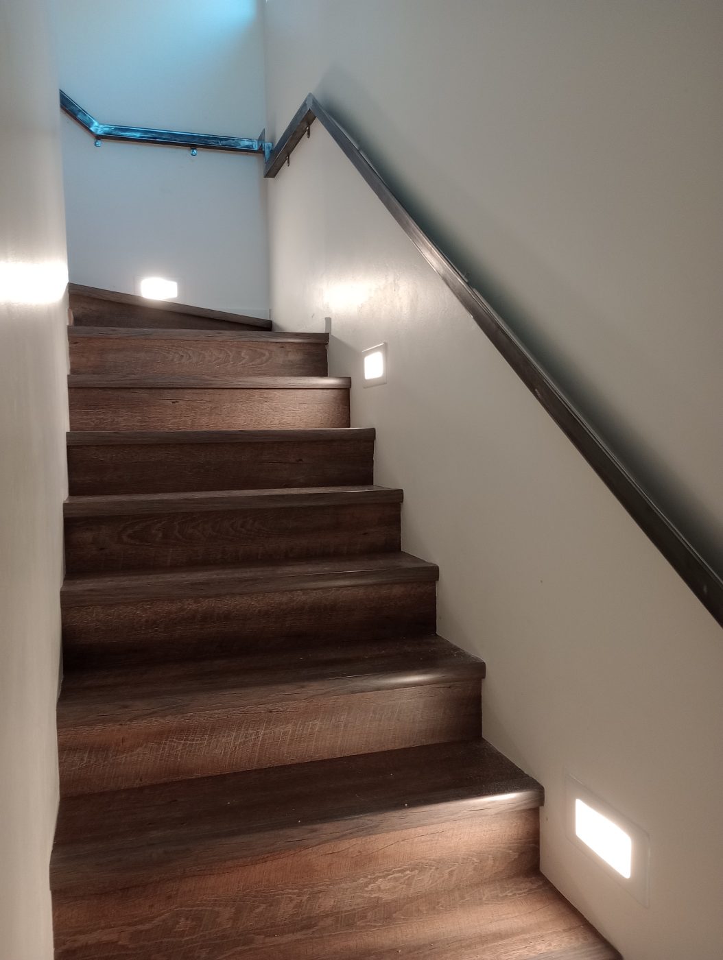 Interior staircase steel railing — Emery Welding & Ironwork