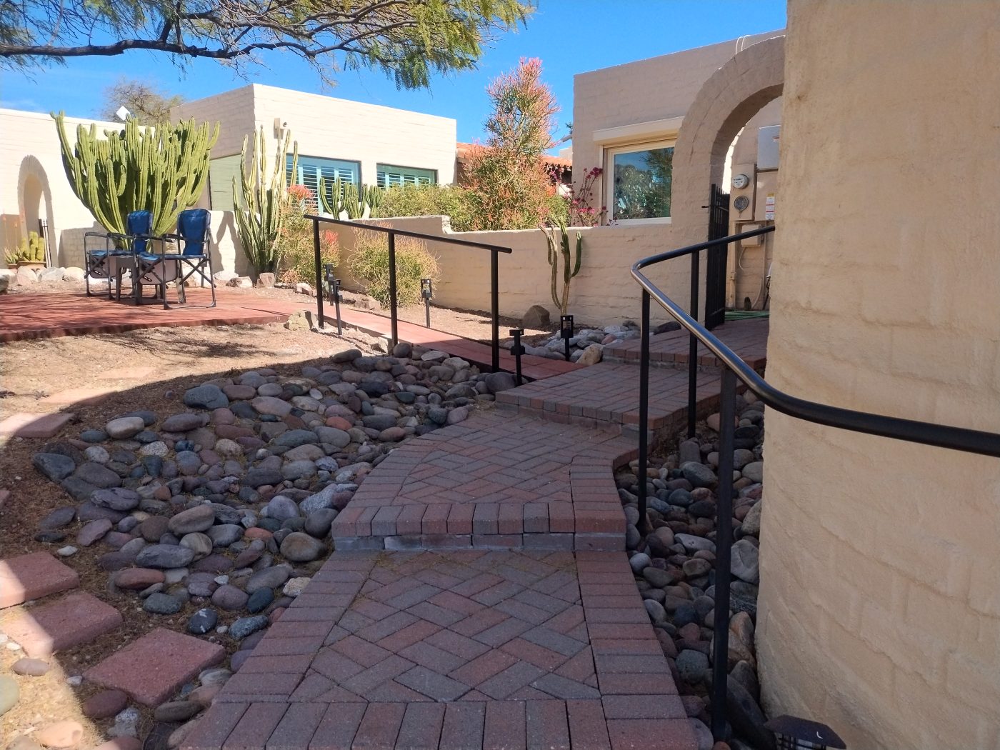 Metal landscape edging path — Emery Welding & Ironwork