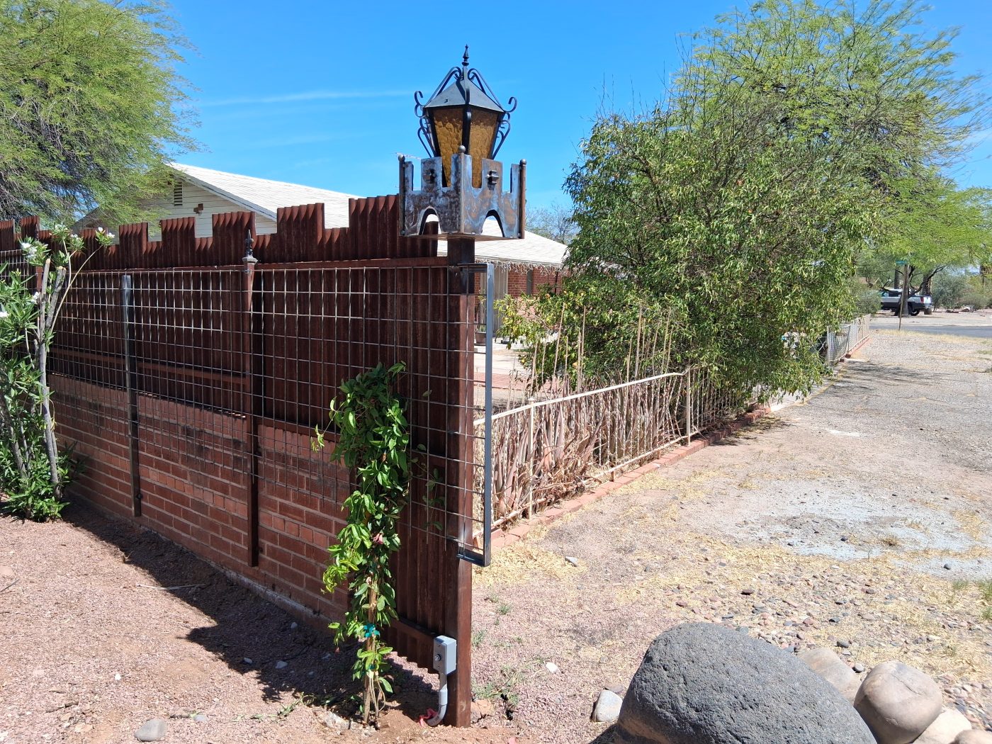 Ocotillo steel rod fence gate — Emery Welding & Ironwork