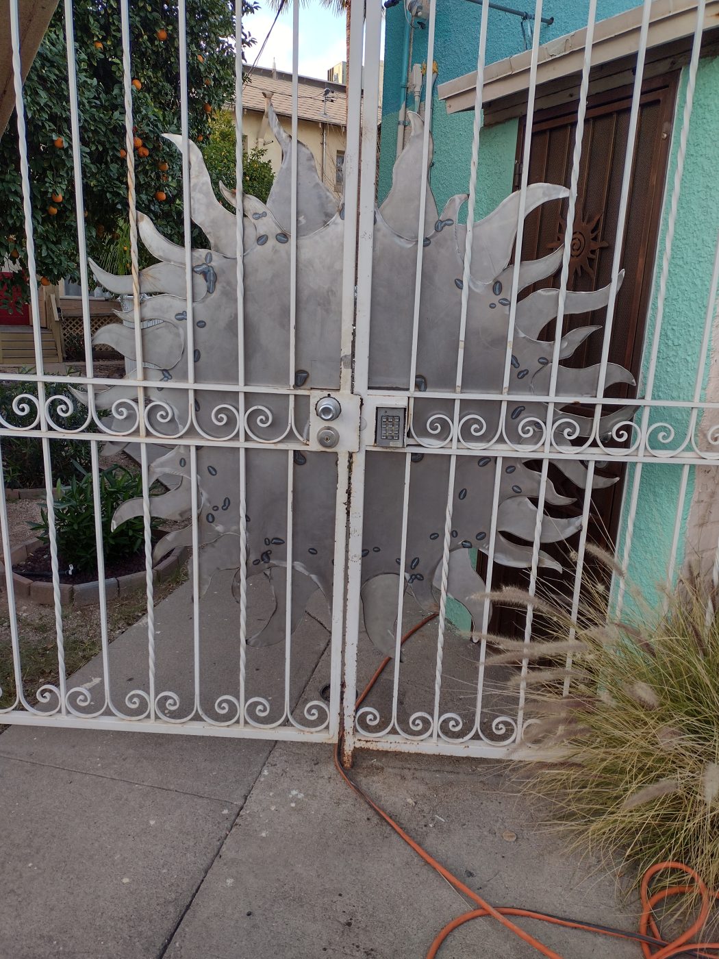 Ornamental iron scrollwork gate — Emery Welding & Ironwork