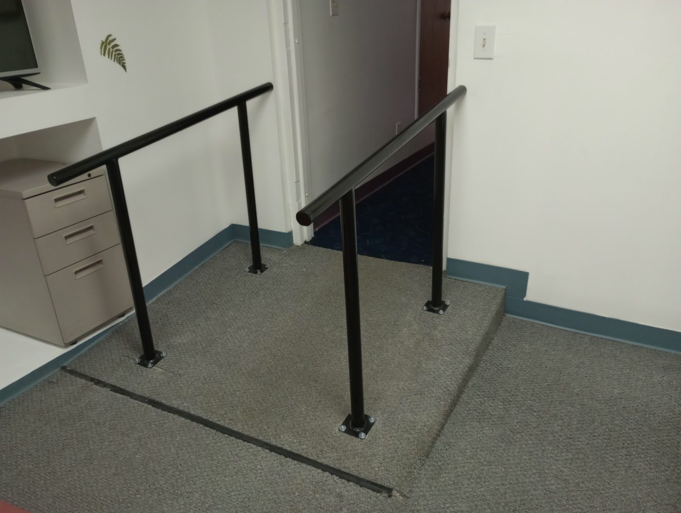 Steel interior handrail ada — Emery Welding & Ironwork