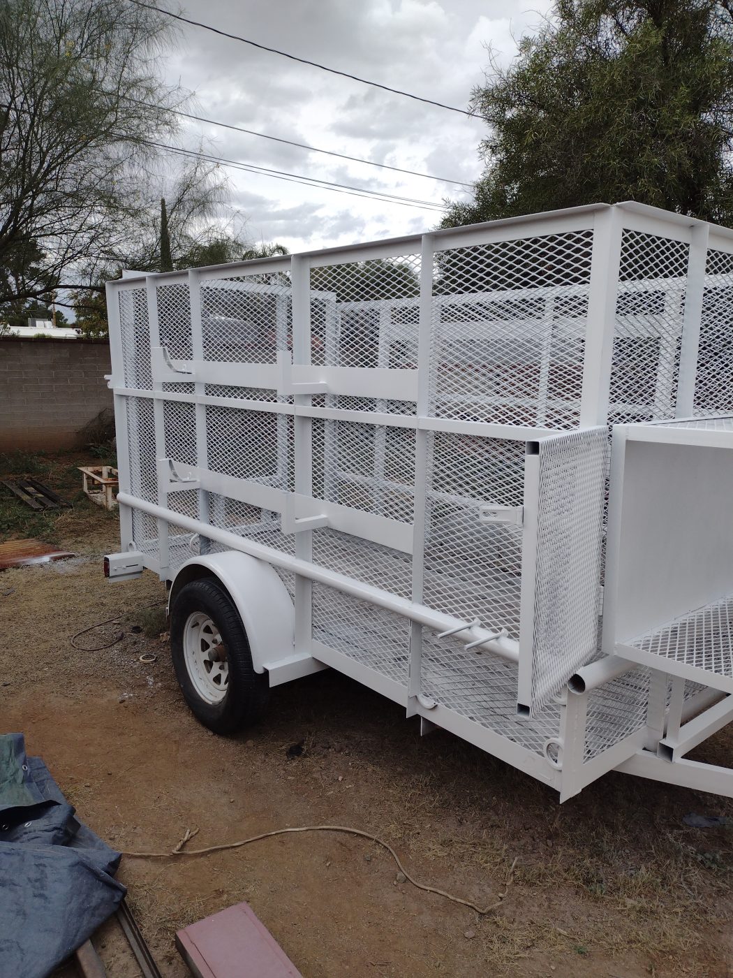 Utility trailer fabrication in Tucson — Emery Welding & Ironwork
