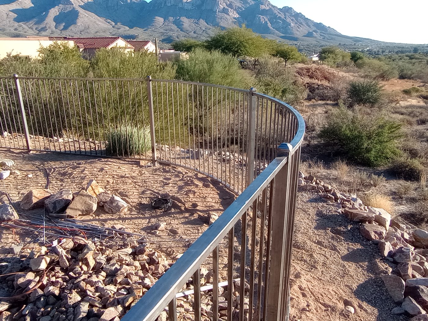 Wrought iron fence desert in Tucson — Emery Welding & Ironwork